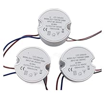 LED Driver Constant Current Power Supply 20W Rectifier 24W Round driverq Ballast 30W Waterproof Starter(24W/600ma/24-40V)