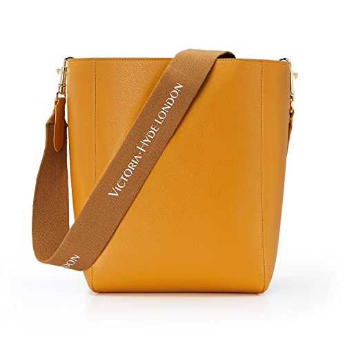 VICTORIA HYDE Fashion Bucket Bags, Women Leather Handbags, Large Shoulder Bag