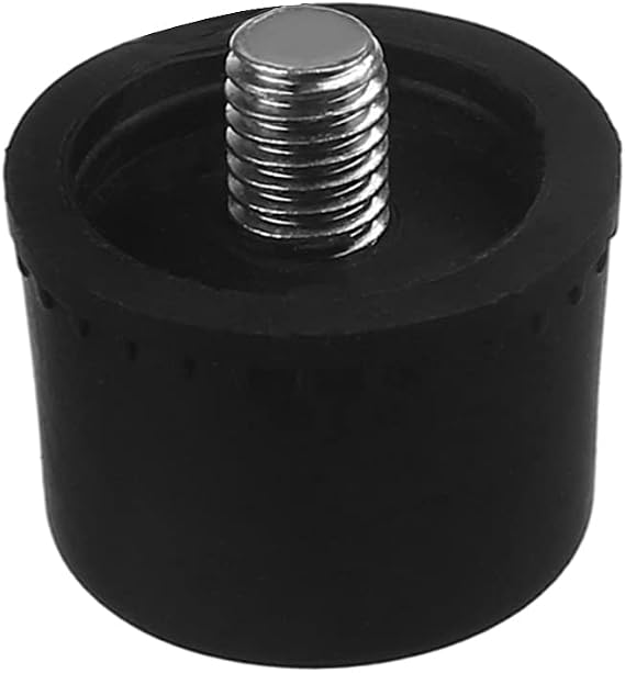 Utoolmart 1.18 inch Diameter Mallet Hammer Replacement Rubber Plastic Striking Head Tip Black 1pcs