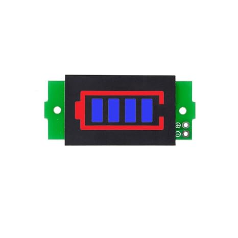 1pcs Lithium Battery Capacity Indicator Module,Blue