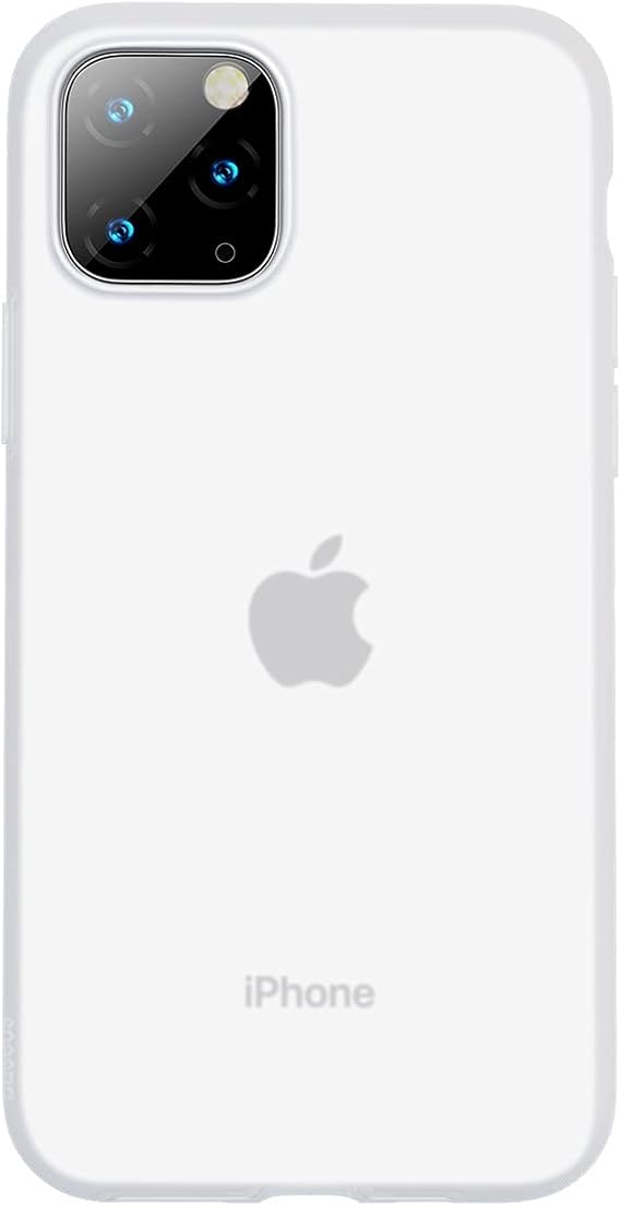Baseus Liquid Silica Gel, iPhone 11 Pro Max Cep Telefonu Kılıfı, Beyaz
