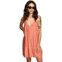RVCA Womens Jade Woven Spaghetti Strap Dress