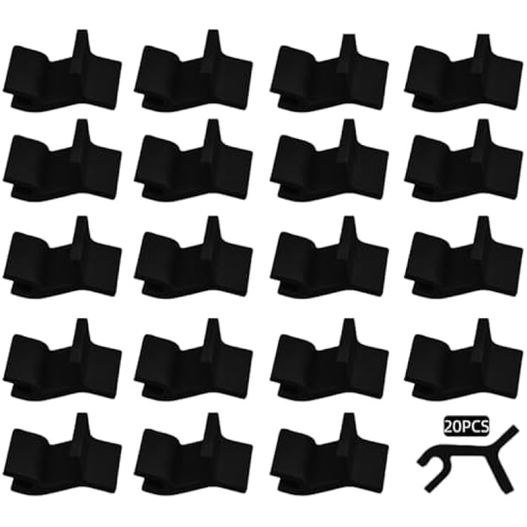 20 Piece Reusable Baking Tray Stacker, Space Saving Fixed Cookie Tray Stacker, Cookie Tray Baking Tray for Kitchen Baking Black