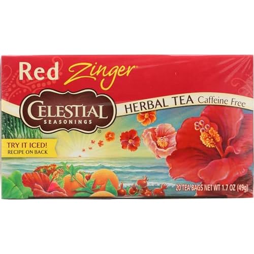 Celestial Seasonings Herbal Tea, Red Zinger, 20 Count