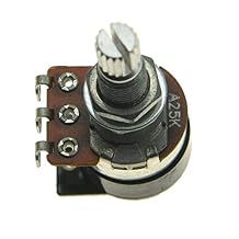 Shadow Kill Pot Guitar Bass Potentiometer with Push Switch to Kill the Sound Audio or Linear Taper A25K/A250K/A500K/B25K/B250K/B500K
