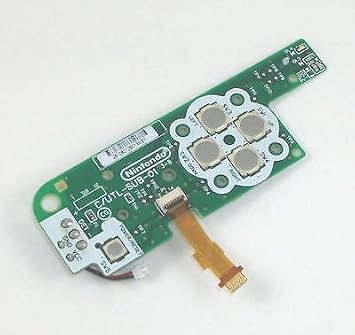 Replacement New Power ON Off Switch Board D Pad ABXY Buttons Board Repair Part for DSi XL LL NDSi XL Console C/UTL-SUB-01