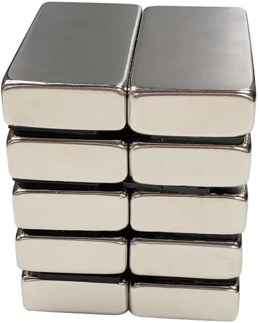 KarFri Bar Magnets Rare Metal Neodymium Magnet 50x25x10 Mm Materiay Magnetyczne Pack of 1/5(5pcs)