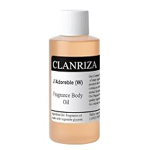 2 Fl Oz J'Adoreble Natural Fragrance Body Oil - Pure & Natural Long-Lasting Perfume Oil for Women - Scented Body Oil for Skin - All-Day Fragrance & Body Care - Ideal Gift