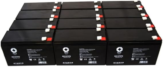 SPS Brand 12V 7Ah Replacement Battery for Sunbright 6-FM-7.0 Sealed Lead-Acid 12 Volt / 7 Ah (12 Pack).