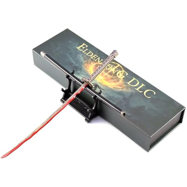 Superbuybox Elden Ring DLC Shadow of Erdtree Rivers of Blood Kanata Sword Martial Art Game Collection Gift Party Supplies Desk Decoration Backpack Pendant Giftbox Version