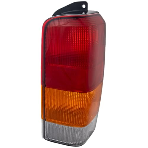 New Tail Lamp Right Passenger Side Lens and Housing Without bulbs Replacement For Jeep Cherokee 1997 1998 1999 2000 2001  6Cyl 4Cyl, 4.0L 2.5L  Replaces OE 4897398AA | CH2801128 | 11-5079-01