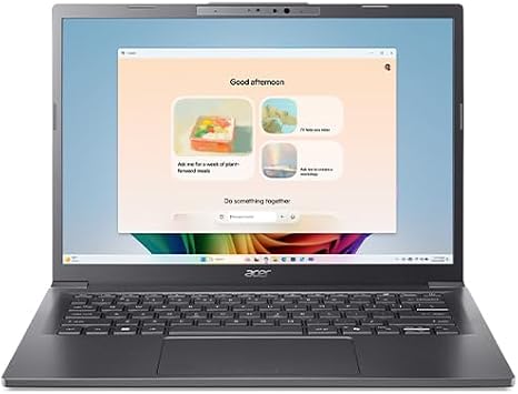 acer Aspire 14" WUXGA Touchscreen AI Copilot+ PC Ultra 5-226V 16GB RAM 512GB SSD Steel Gray