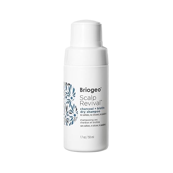 Briogeo Scalp Revival Charcoal + Biotin Dry Shampoo | Powder for Oily Roots