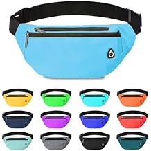 Fanny Pack for Women Men,Crossbody Fanny Pack Water Resistant Sports Waist Bag Pack, Belt Bag for Travel Hiking Running