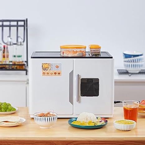 Fully Automatic Electric Roti Maker - Chapati & Pancake Maker Machine, One-Touch Operation for 20 Flatbreads, Ideal for Tortillas, Corncakes & More