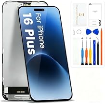 for iPhone 16 Plus Screen Replacement for iPhone 16Plus LCD Display Digitizer Touch Screen Assembly Repair Kits (A3290, A3082, A3289, A3291)