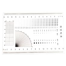 Surface Defect Inspect Tool Size Estimation Chart SEC Dot Line Ruler (1)
