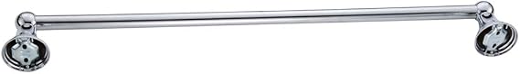Modern Heavy Duty Towel Bar, Chrome Finish Mounting Hardware Bathroom/Kitchen/Restroom Hanging,24-inch