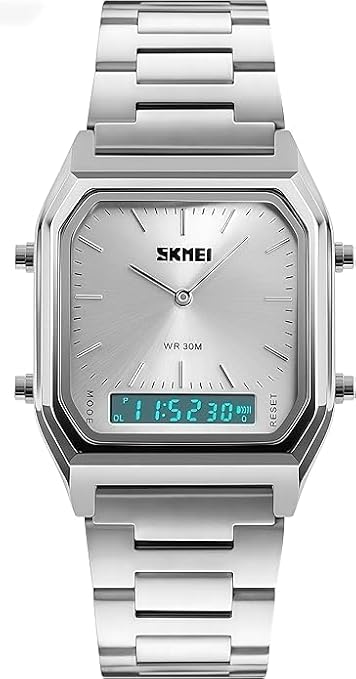 XCZAP Stainless Steel Quartz Watch Simple Luxury Business Casual Men Wrist Watches Waterproof Wristwatch
