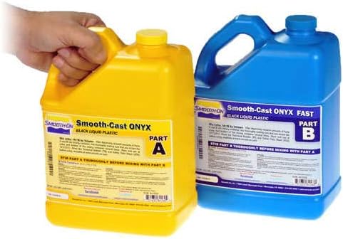 Smooth-Cast Onyx Fast - Ultra-Black Urethane Resin (Gallon Unit)