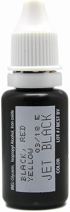 Biotouch - Jet Black Eyeliner Brow Pigment 15mL Bottle