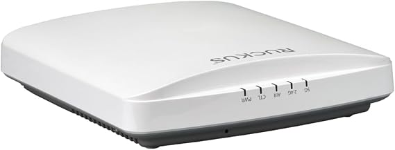 Ruckus R650 Indoor WiFi 6 4x4:4 Dual-Band 802.11ax Access Point, 2.5GbE Uplink + 1GbE, 3-Port Gigabit, MU-MIMO OFDMA PoE, TAA, Cloud Care Pre-Configured Bundle Eligible