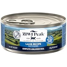 ZIWI Peak Wet Cat Food All Natural, Lamb, High Protein, Grain Free, Limited Ingredient, with Superfoods 3oz Cans - Pack of 24)