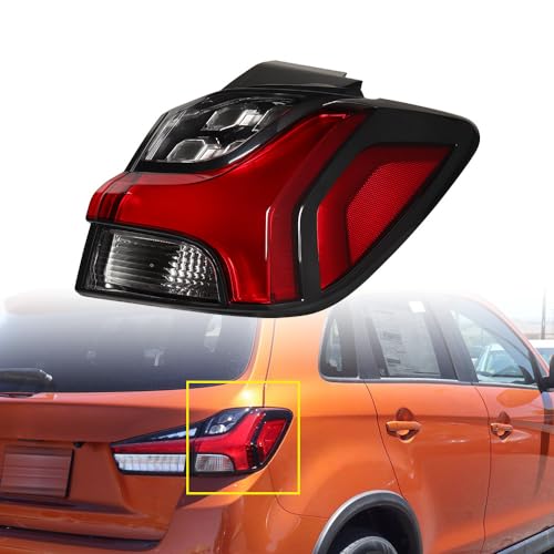 Outer LED Tail Brake Stop Light Assembly Turn Signal Reflector Lamp Replacement Rear Right Passenger for Mitsubishi Outlander Sport ASX 2020 2021 2022 2023 2024 MI2805111 8330B278