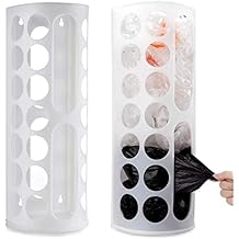 Lunies Plastic Bag Holder, Wall Mount Grocery Bag Dispenser, Trash Bag Storage organizer, Large Capacity kitchen organizer for Plastic Bag (2 packs)