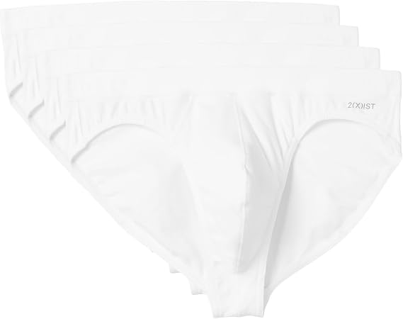 2(X)IST Men's Cotton Stretch Bikini Brief 4-Pack