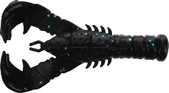 Gary Yamamoto 3" YAMA Craw/Black W/Large Blue Flake (8 Pack)