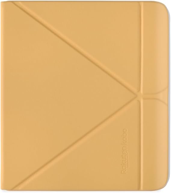 Kobo Libra Colour için SleepCover Kılıf - Tereyağı Sarısı | Bekleme/Uyanış Teknolojisi | Entegre 2 Yönlü Stand | Suni Deri | Kobo Libra Colour 7 inç e-Okuyucu ile Uyumlu