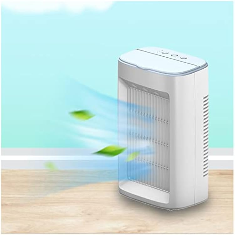 Air Cooler Fan for Bedroom, Three-Speed Wind Double Fan Air Con Machine for Home, Professional Durable Desk Air Cooler Suitable for Home and Office