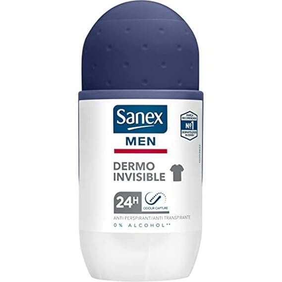Sanex Deo Roll 50Ml Invisible Men
