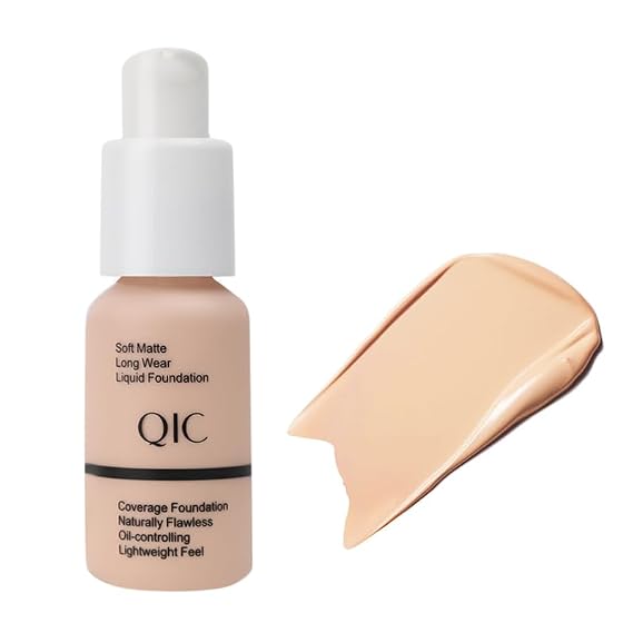 24HR Flawless Liquid Foundation Makeup - Soft Beige | Full Coverage, Weightless Matte Finish, Hydrating & Long Lasting Foundation, Transfer-Resistant, For All-Day Wear (02)