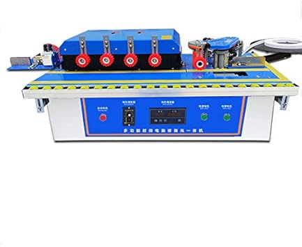 YUCHENGTECH Woodworking Edge Bander Banding Machine Portable Sealing Trimming Edge Bander Microcomputer control Double Sided Gluing Trimming and Polishing (110V)