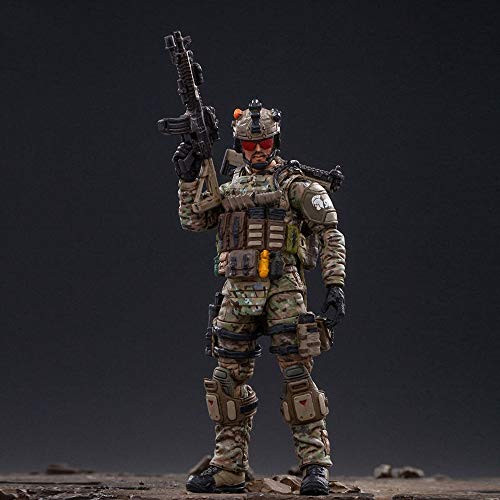 JOYTOY 118 Soldier Action Figures US Army Cavalry Soldiers Anime Figure Dark Source Collection Action Figure Military Model Green