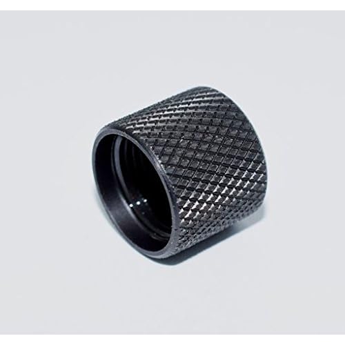 Down Range Products 9mm M13.5 x 1 Left Hand Barrel Thread Protector. Black