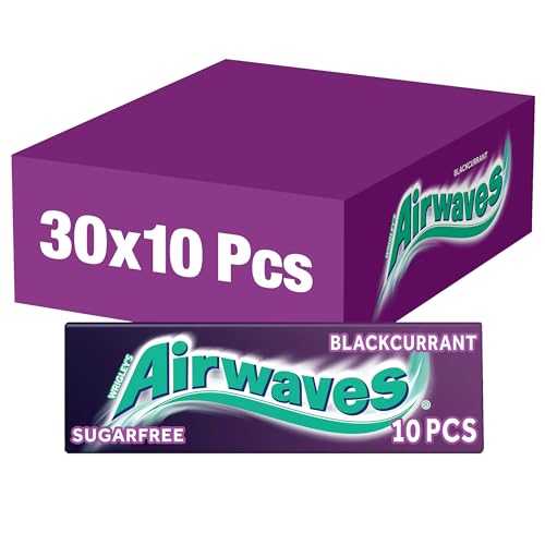 Wrigleys Airwaves Blackcurrant Sugarfree pack of 10