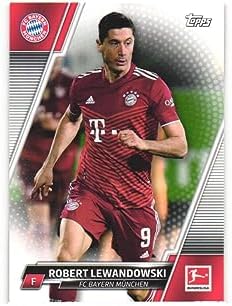 ROBERT LEWANDOWSKI 2021-22 Topps Bundesliga Soccer #152 Card Poland FC Bayern Munchen Munich