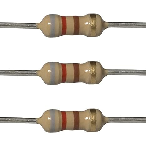 E-Projects 10EP514820R 820 Ohm Resistors, 1/4 W, 5% (Pack of 10)