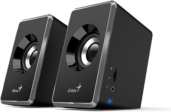 Genius SP-U125 USB Stereo Speaker with 3.5mm Jack Grey