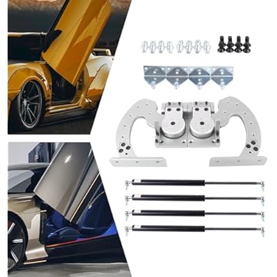 Universal Lambo Door Kit Bolt 90 Degree Vertical Doors Hinge Kit, Universal Lambo Scissor Bolt Fit Most Car Vertical Doors for Chevrolet, Nissan, Mazda, Ford, Subaru, Toyota