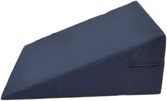 AlexOrthopedic 7" Durable Polyurethane Foam Bed Reading Wedge - Navy