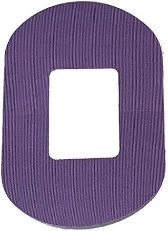 Medical Adhesive Patch Purple - 2" x 1.5" Hole, 20 Pack