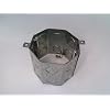 CROUSE HINDS TP636 3-1/2 INCH DEEP, Cubic INCHES: 43, Steel, Double Row KNOCKOUTS: 1/2-3/4 INCH, Octagon Concrete Box