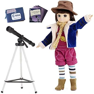 Lottie Star Gazer Space Science Doll with Telescope and Accessories