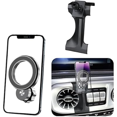Car Magnetic Phone Mount for Mercedes Benz G-Class 2019 2020 2021 2022 2023 2024 G Wagon G550 G500 AMG G63 G55 W463 Auto Accessories Best Cellphone Holder Mobile Cradle Cell Phones Screen Stand