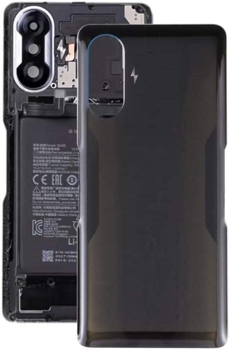 Glass Battery Back Cover for Xiaomi Redmi K40 Gaming Black