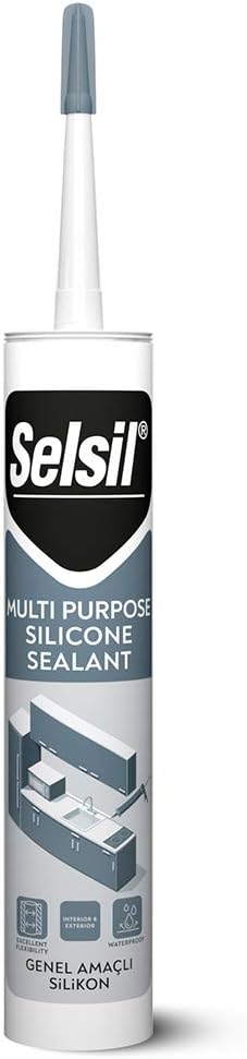 Selsil 2529 General Purpose Silicone Sealant, Black, 1 Piece